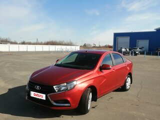 2017 Lada (ВАЗ) Vesta I, красный, 700000 рублей, вид 1