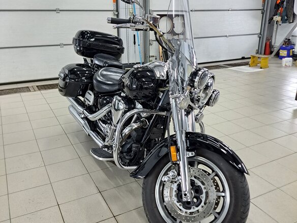 2007 Yamaha XV 1700 Road Star, чёрный, 850000 рублей - вид 2