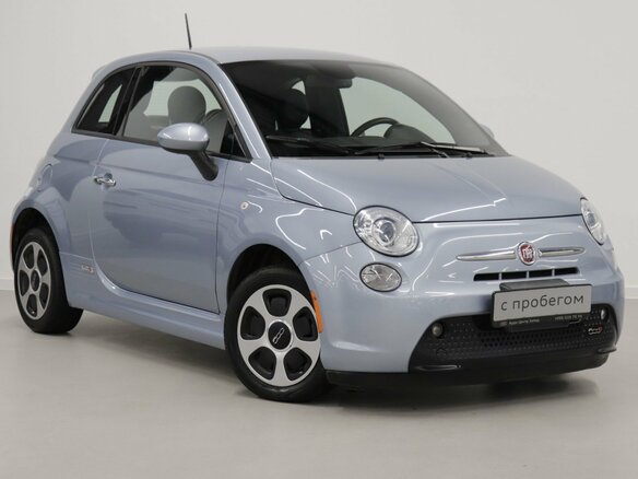 2015 Fiat 500 500e II Рестайлинг, голубой - вид 2