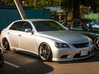 2008 Toyota Mark X I Рестайлинг, серый, 1850000 рублей, вид 4