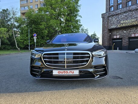2022 Mercedes-Benz S-Класс 350 d Long 4MATIC VII (W223), чёрный, 12000000 рублей, вид 3