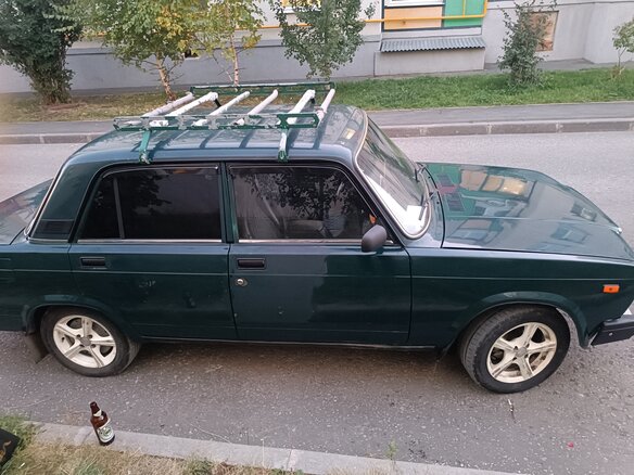 2007 Lada (ВАЗ) 2107, зелёный, 170000 рублей - вид 1