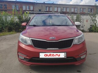 2017 Kia Rio III Рестайлинг, красный, 917000 рублей, вид 1