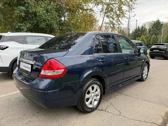 2012 Nissan Tiida I Рестайлинг, синий - вид 3