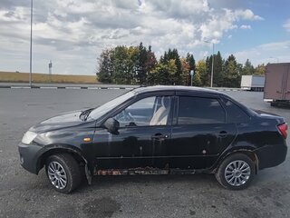 2014 Lada (ВАЗ) Granta I, чёрный, 125000 рублей, вид 3