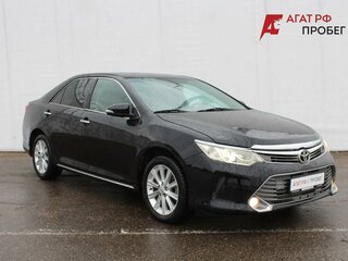 2014 Toyota Camry VII (XV50), чёрный, 1360000 рублей, вид 3