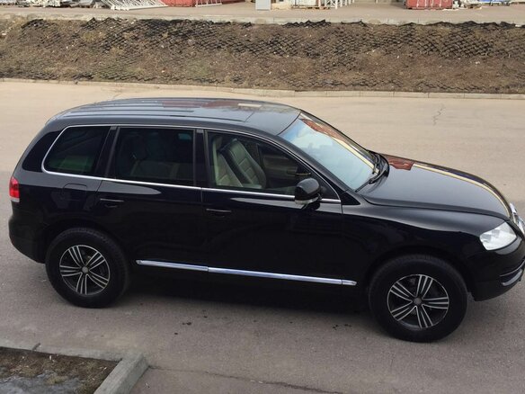 2005 Volkswagen Touareg I, чёрный - вид 7