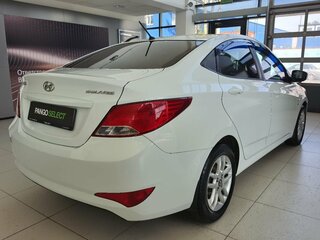 2014 Hyundai Solaris I Рестайлинг, белый, 899000 рублей, вид 4
