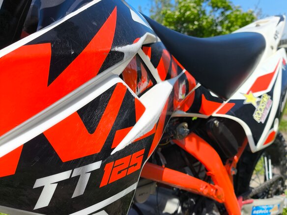 2022 Kayo Basic TT125EM, белый, 75000 рублей - вид 1