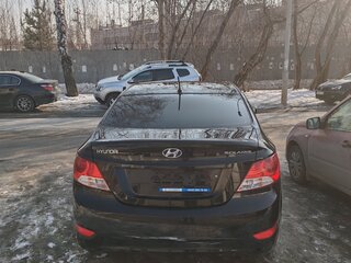 2011 Hyundai Solaris I, чёрный, 815000 рублей, вид 4