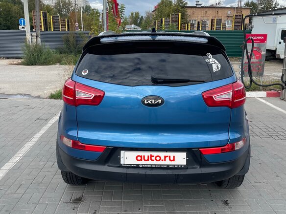 2013 Kia Sportage III, синий, 1200000 рублей - вид 4