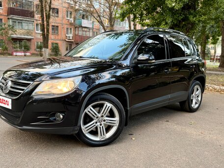 2008 Volkswagen Tiguan I, чёрный, 940000 рублей, вид 1