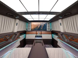 2026 Mercedes-Benz V-Класс Extra Long 300 d экстра длинный III (W447) Рестайлинг 2, чёрный, 44500000 рублей, вид 4