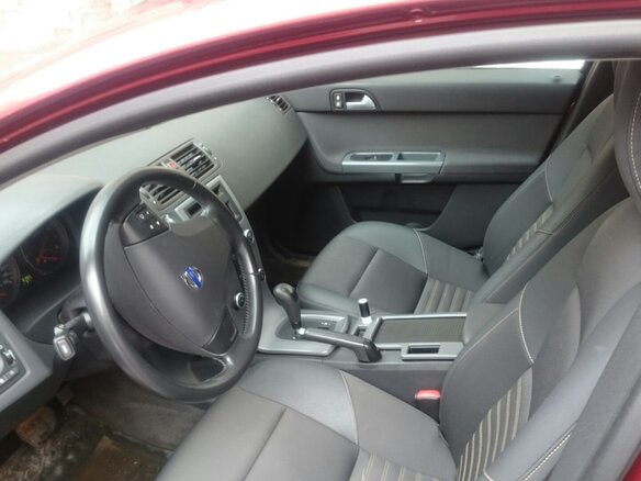2007 Volvo S40 II Рестайлинг, красный - вид 1
