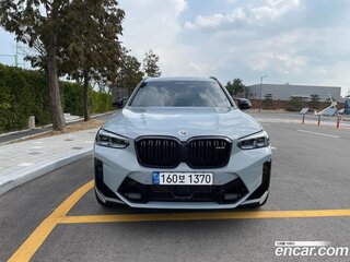 2022 BMW X3 M Competition I (F97) Рестайлинг, серебристый, 14264690 рублей, вид 3