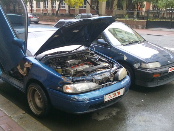 1992 Honda Civic Shuttle IV, синий - вид 5