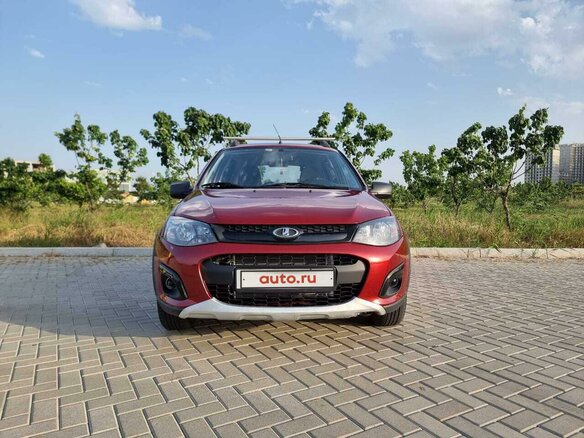 2017 Lada (ВАЗ) Kalina Cross II, красный, 800000 рублей - вид 1