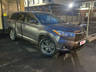 2014 Toyota Highlander III (XU50), серый, 3259000 рублей, вид 1