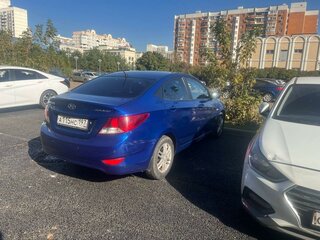 2011 Hyundai Solaris I, синий, 540000 рублей, вид 5