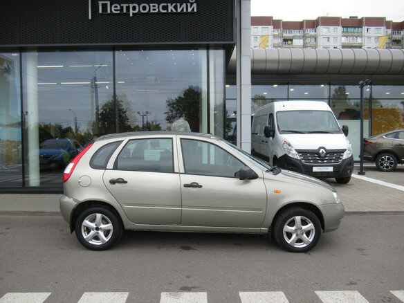2012 Lada (ВАЗ) Kalina I, бежевый - вид 7