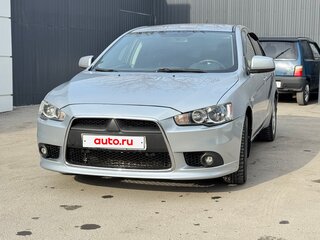 2013 Mitsubishi Lancer X Рестайлинг, серебристый, 785000 рублей, вид 2