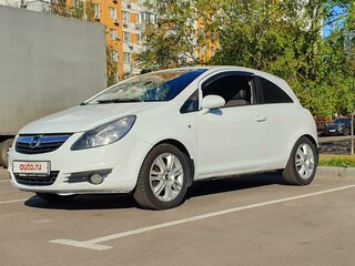 2008 Opel Corsa D, белый, 650000 рублей, вид 1