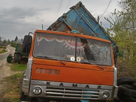 1987 КамАЗ 55102, оранжевый, 300000 рублей, вид 4