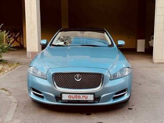 2011 Jaguar XJ Long IV (X351), голубой, 1600000 рублей, вид 2
