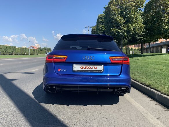 2014 Audi RS 6 III (C7), синий - вид 4