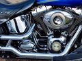 2009 Harley-Davidson Fat Boy, синий, 1150000 рублей - вид 5