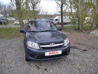 2015 Lada (ВАЗ) Granta I, серый, 423000 рублей, вид 4