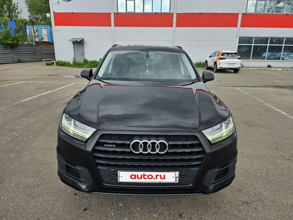 2019 Audi Q7 II (4M), чёрный, 3650000 рублей