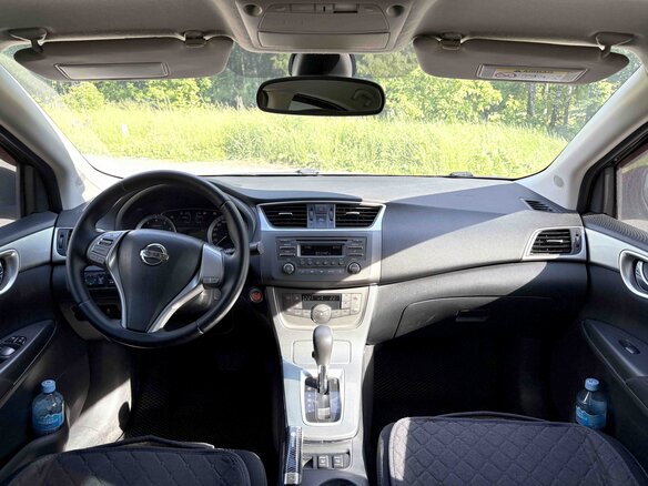 2014 Nissan Sentra VII (B17), чёрный - вид 7