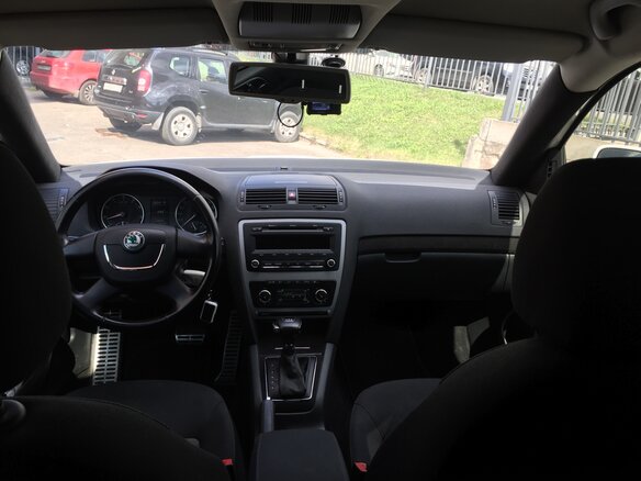 2012 Skoda Octavia II (A5) Рестайлинг, белый - вид 7