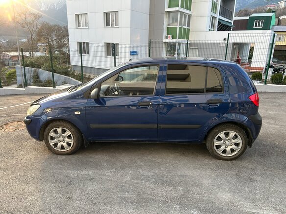 2007 Hyundai Getz I Рестайлинг, синий, 550000 рублей - вид 2