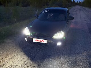 2008 Lada (ВАЗ) Priora I, чёрный, 320000 рублей, вид 3