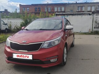 2017 Kia Rio III Рестайлинг, красный, 917000 рублей, вид 2