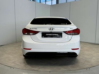 2013 Hyundai Elantra V (MD) Рестайлинг, белый, 1155000 рублей, вид 4