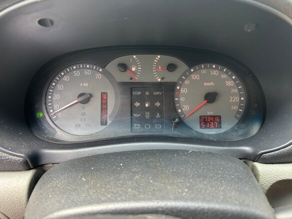 2006 Renault Symbol I Рестайлинг, красный, 330000 рублей - вид 6
