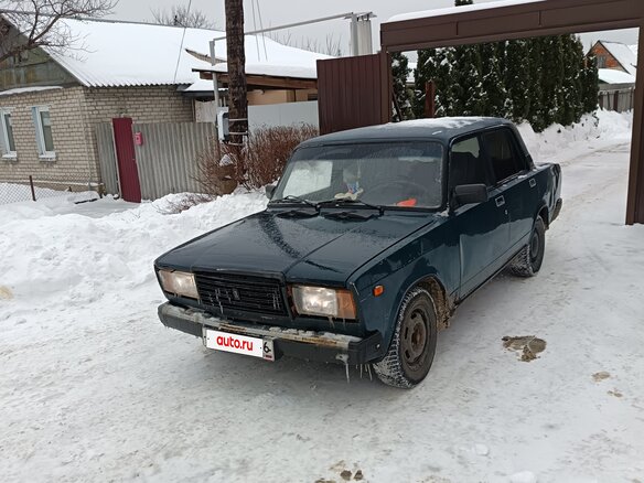 2005 Lada (ВАЗ) 2107, зелёный, 75000 рублей - вид 2