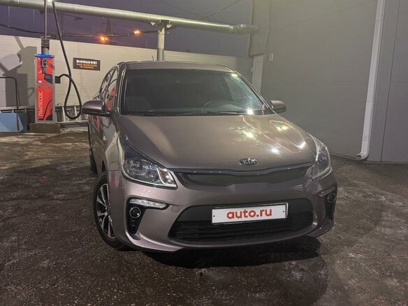 2017 Kia Rio IV, коричневый, 1250000 рублей - вид 4