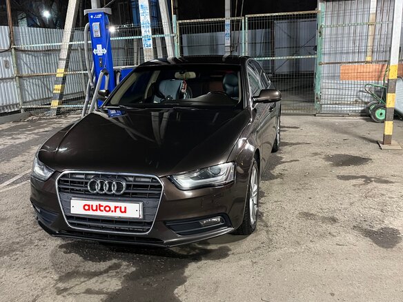 2013 Audi A4 IV (B8) Рестайлинг, коричневый, 1200000 рублей - вид 1