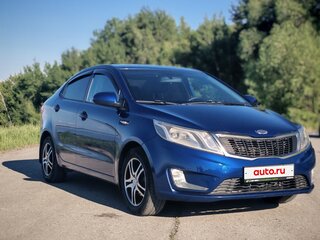 2014 Kia Rio 5-speed III, синий, 750000 рублей, вид 2