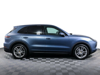 2018 Porsche Cayenne III, голубой, 4864000 рублей, вид 4