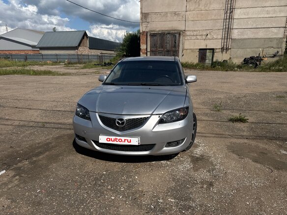 2006 Mazda 3 I (BK) Рестайлинг, серый, 650000 рублей - вид 1
