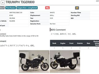2012 Triumph Tiger 800, белый, 545000 рублей, вид 2