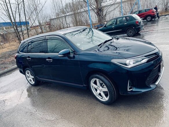 2018 Toyota Corolla Fielder XI (E160, E170) Рестайлинг 2, синий, 1560000 рублей - вид 3