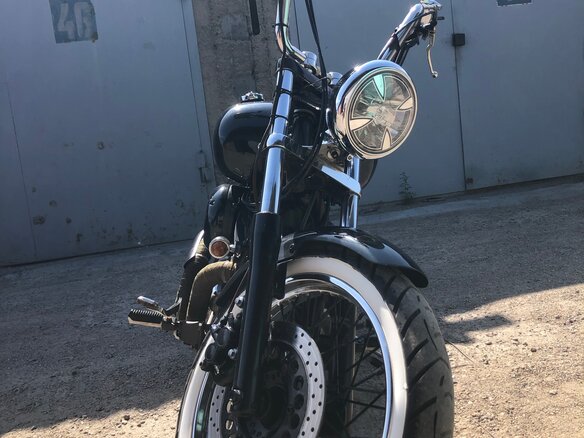 1996 Yamaha XVS400 Drag Star, чёрный, 310000 рублей - вид 6