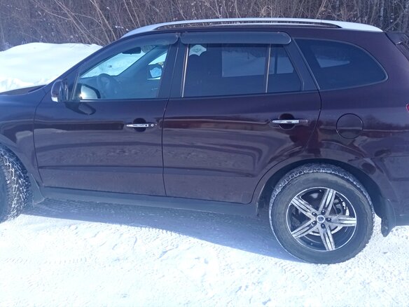 2010 Hyundai Santa Fe II Рестайлинг, пурпурный, 1350000 рублей - вид 1