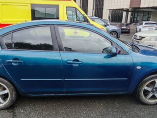 2007 Mazda 3 I (BK) Рестайлинг, синий, 360000 рублей, вид 2
